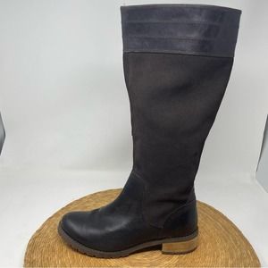 TIMBERLAND Bethel Height Brown Leather Knee Boot Size 6.5